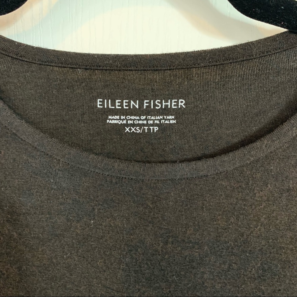 Eileen Fisher Jersey Midi Dress Coffe Brown XXS. - Picture 2 of 4